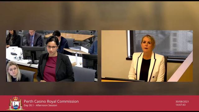 Perth Casino Royal Commission - Day 30.1 Hearing Room 3 - Afternoon Session смотреть онлайн