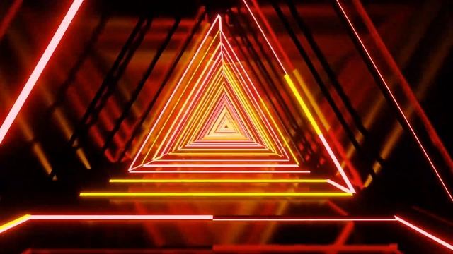 VJ LOOPS NEON | Abstract Background Video HIGH DEFINITION 4K SCREENSAVER Colorful Triangle HD смотреть онлайн