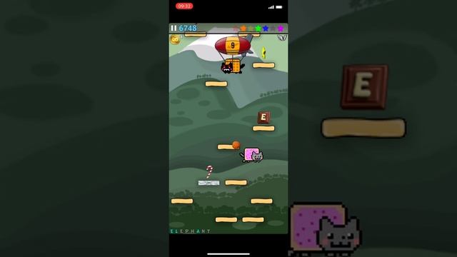 JUST LETSPLAY of the mobile game Nyan Cat Jump смотреть онлайн