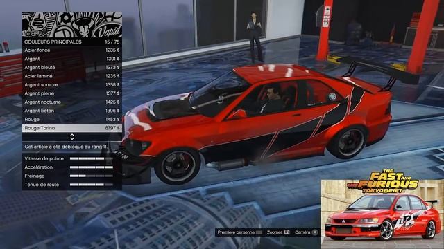 FAST AND FURIOUS TOKYO DRIFT DANS GTA5 : AVOIR LA MITSUBISHI EVO DE SEAN - Mrjksaw смотреть онлайн