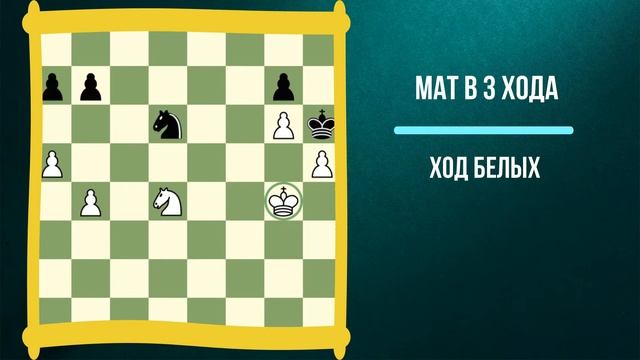 Мат в 3 хода \ Красивые шахматные задачи для начинающих смотреть онлайн
