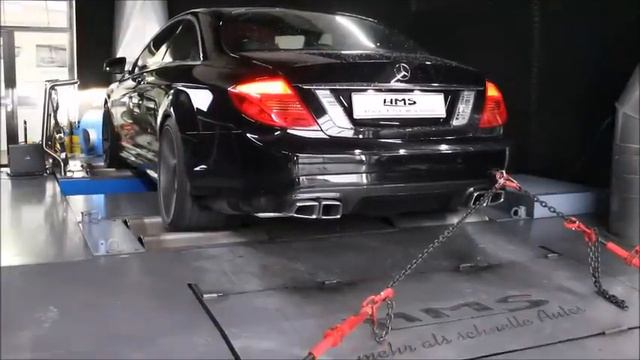 Mercedes-Benz CL 63 AMG Mit HMS Performance Katersatzrohren, Klappenabgasanlage Und Leistungssteige