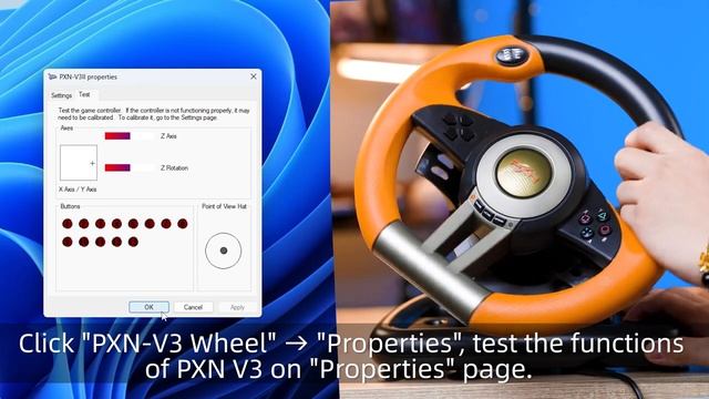 PXN V3 Gaming Steering Wheel Setup Tutorial for PC. To buy this object link in description смотреть онлайн