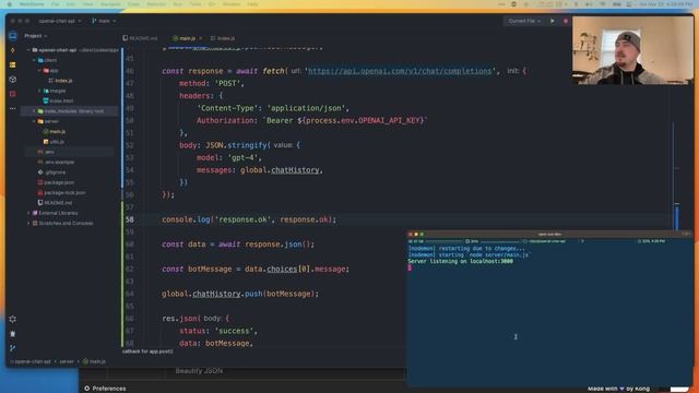 Build a ChatGPT Clone Using the OpenAI Chat API - Beginner Friendly, Step-by-Step Tutorial смотреть онлайн