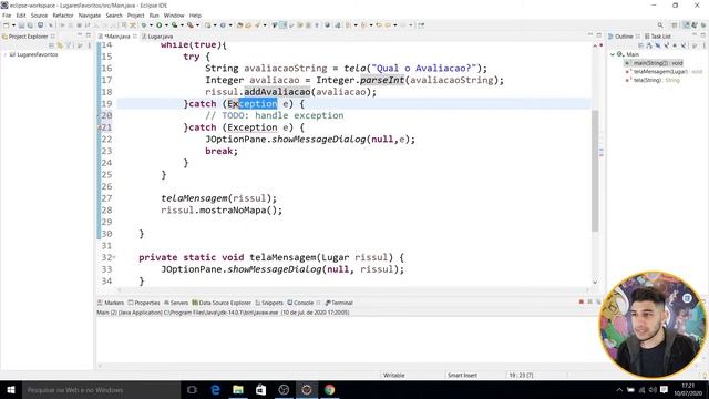 Aula 05 - Validando Avaliações oque é Throw Exception смотреть онлайн