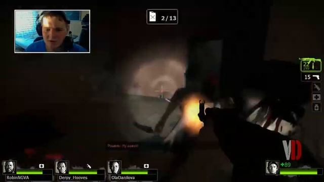 08.10.2013 БОНУС СТРИМ - Left 4 Dead 2 Игра со зрителями смотреть онлайн