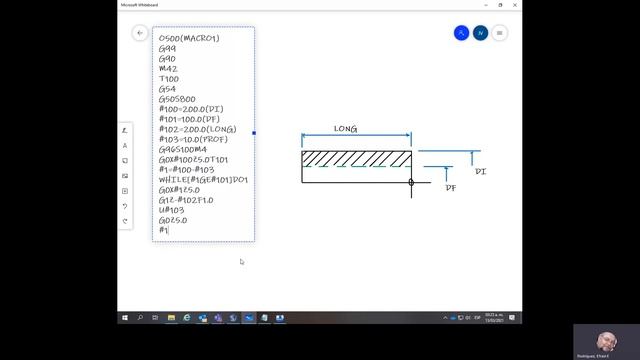 Programación CNC Macro. Uso De Variables Y Bucles. Ejemplo Programación CNC Macro (CNC En Español).