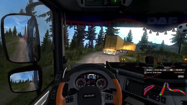 Euro Truck Simulator 2 Pro Mods Дорога дураков смотреть онлайн