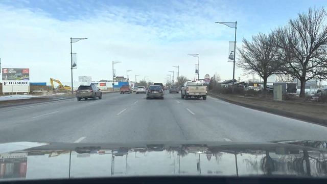 Driving エピソード 5 Edmonton Airport YEG to Downtown. смотреть онлайн