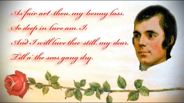 Robert Burns   -  'A Red Red Rose'