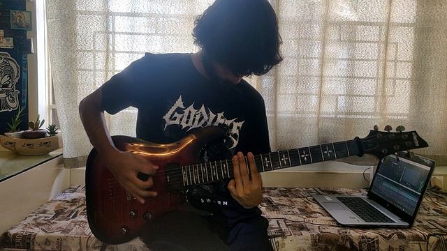 Satyricon - Black Crow On A Tombstone | Guitar Cover смотреть онлайн