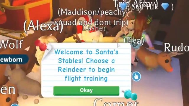THE NEW CHRISTMAS ADOPT ME UPDATE! I GOT ALL THE NEW PETS, TOYS AND SLEDS? смотреть онлайн