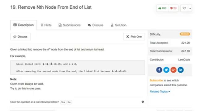 Coding Problem: Nth Last Node смотреть онлайн