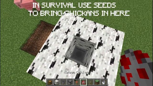Minecraft 1.14.4: How to make Mini Chicken Farm Real Easy and Best [IMPROVED] смотреть онлайн
