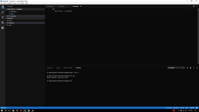 VSCODE - Make File смотреть онлайн