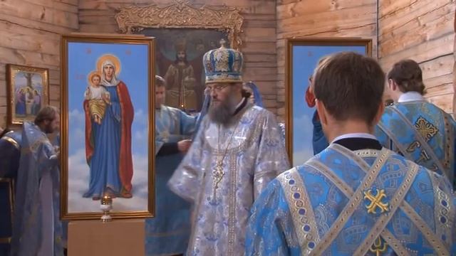 Литургия в праздник Покрова Богородицы смотреть онлайн