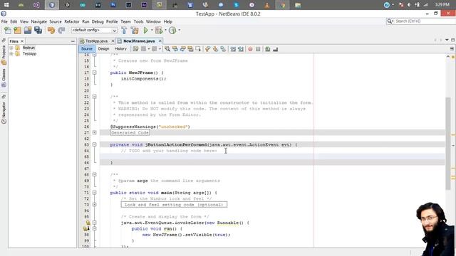 How To Make GUI And Button Event in Java - Netbeans смотреть онлайн