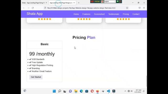 Complete Responsive App Landing Page Website | Using Html Css And Bootstrap | By Sekhsadi Academy смотреть онлайн