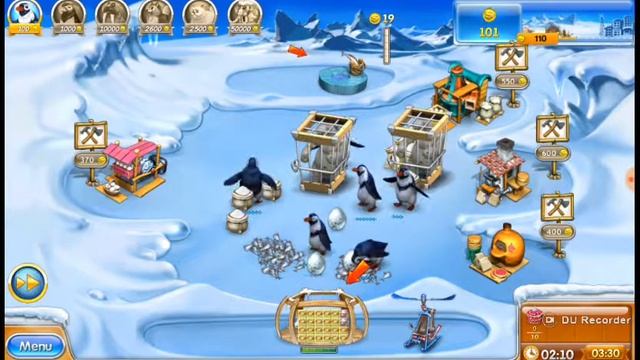 Walkthrough farm frenzy 3 ice domain hatching SO many penguins to hatch смотреть онлайн