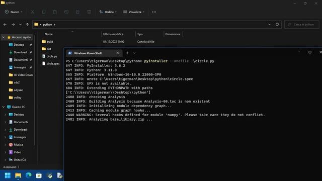 Come convertire file Python .py in .exe su Windows 11 смотреть онлайн