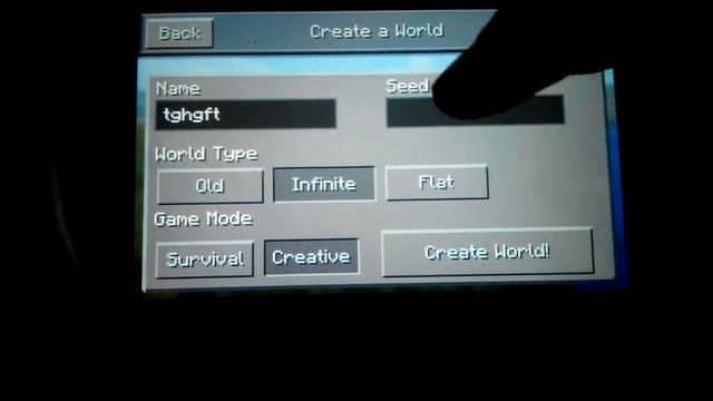 Как создать бесконечный мир в майнкрафт смотреть онлайн