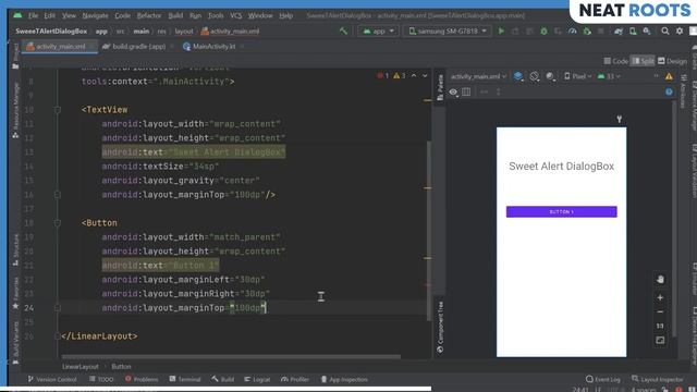 Custom Alert Dialog in Android Studio - Hindi смотреть онлайн