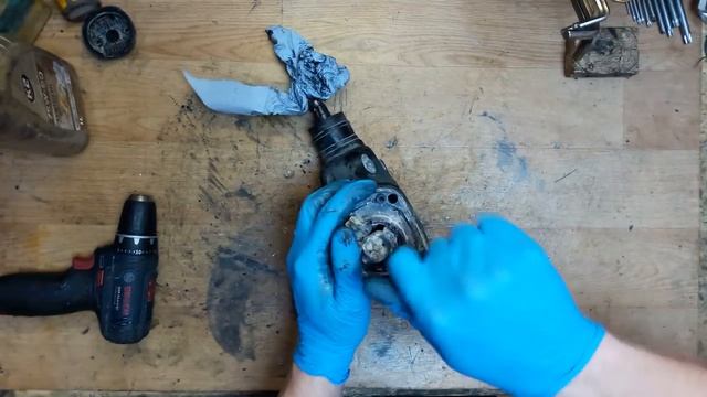 How to disassemble and find problem for Bosch sds plus rotary hammer drillGBH 3-28 DFR смотреть онлайн