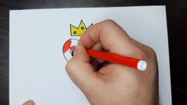 Як намалювати серце з короною How to draw a heart with a crown смотреть онлайн