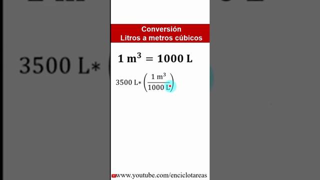 Conversión de Litros a Metros cúbicos – Parte 1 смотреть онлайн