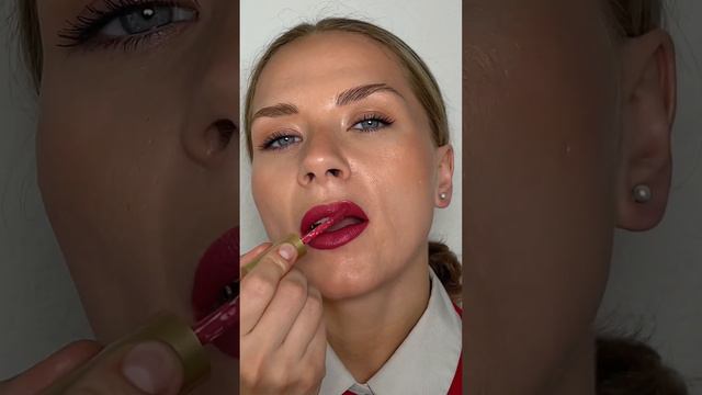 макияж стюардессы идеальная красная помада Perfect Red Lipstick For Flight Attendant S7 S7airlines