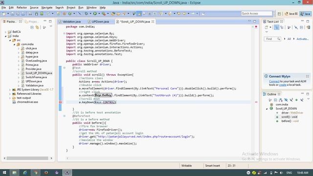 How do you perform Scroll Down and Up in Selenium Java смотреть онлайн