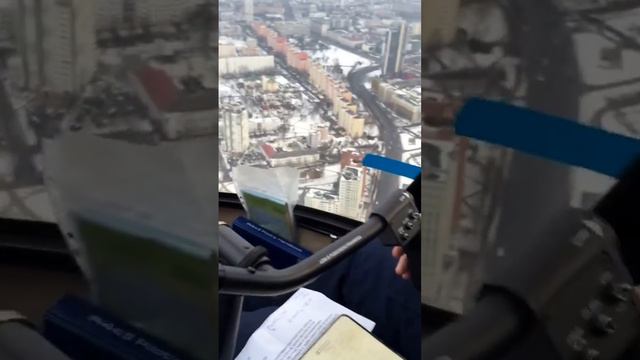На вертолете А-100 над Минском 14 февраля 2015 смотреть онлайн