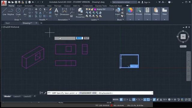 Autocad 6 Colocando o desenho na folha MS смотреть онлайн