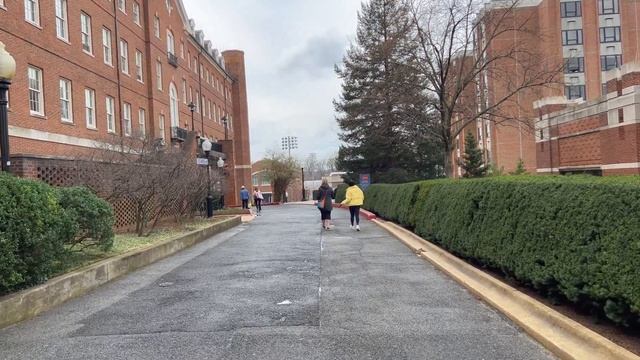 Walking Georgetown, Washington DC & Arlington, Virginia In March 2022