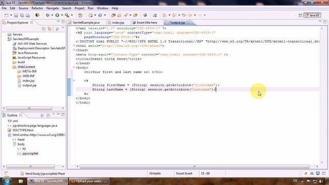 Java EE J2EE Tutorial for beginners Part7 смотреть онлайн