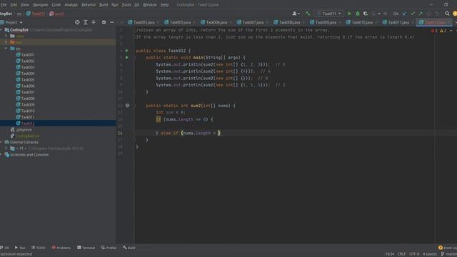 CodingBat012_java смотреть онлайн