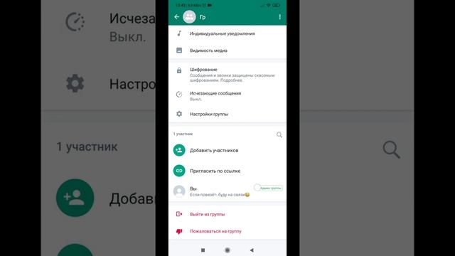 Как сделать личный чат (группу) в WhatsApp? Делаем своё личное пространство в WhatsApp. смотреть онлайн