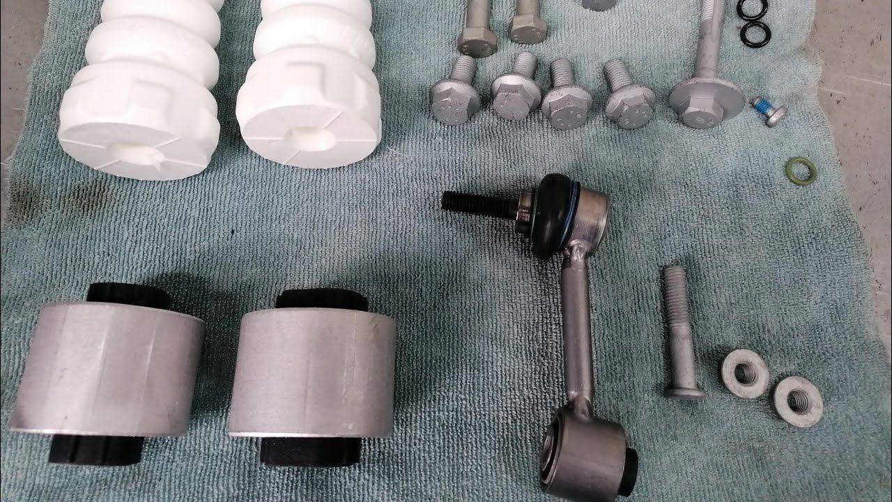 Skoda Octavia A-5, Octavia Ll замена сайлент-блоков задних продольных рычагов.