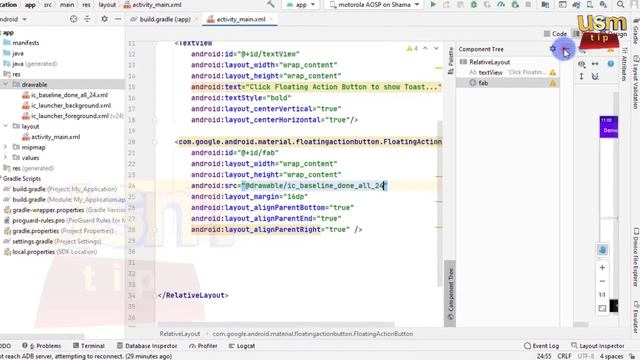 How to Add #Floating Action #Button in #Android Studio | #Beginners #Tutorials for Android #Studio смотреть онлайн