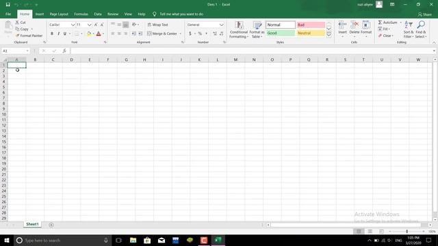 Excel 2016 Dərsləri 1.1-Excel haqqında ilkin Anlayışlar #Lessons смотреть онлайн