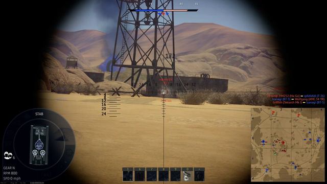 War Thunder arcade - LVT(A)(1), M2A4 смотреть онлайн