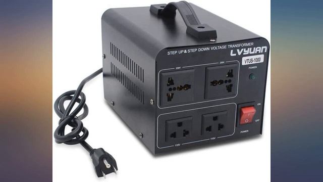 Yinleader Step Up & Step Down Voltage Transformer Power Converter,Convert 220V To Review