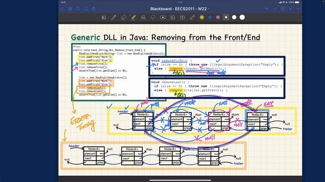 [HD] EECS2011 W22 - Lecture 2 - Part J4 - DLL: removeFirst, removeLast, removeAt смотреть онлайн