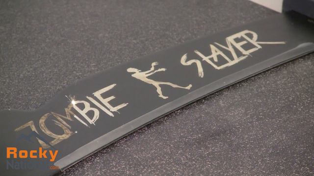 Gerber Machete Pro Zombie Slayer (Walker) being laser engraved смотреть онлайн