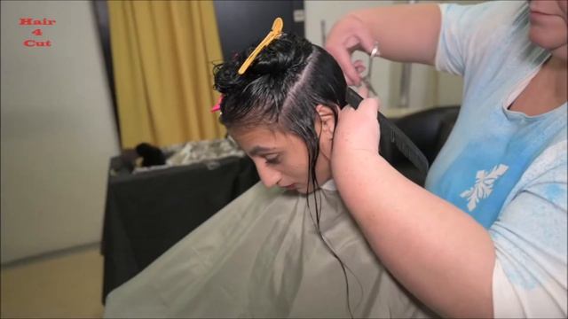 2023-17 Malvina preview - long hair cut to bob смотреть онлайн