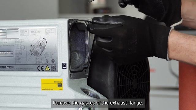 SOGEVAC SV40 B Oil & Filter Exchange смотреть онлайн