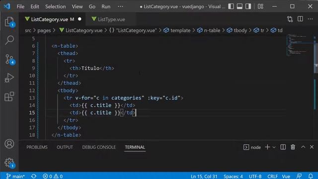 ? Componente de tabla - Naive UI Vue 3 #Django | 10 смотреть онлайн