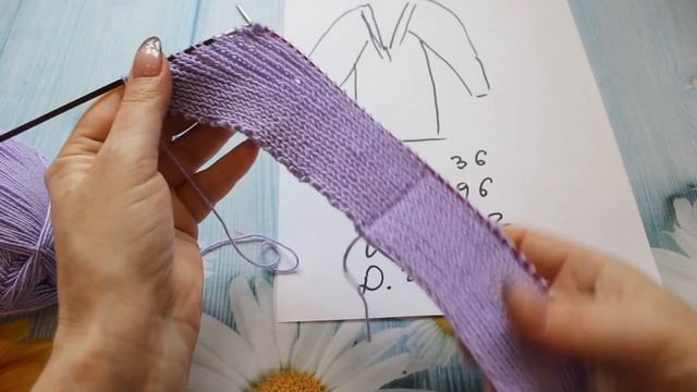 КАРДИГАН СПИЦАМИ "LAVANDA" V-ОБРАЗНЫМ ВЫРЕЗОМ. смотреть онлайн