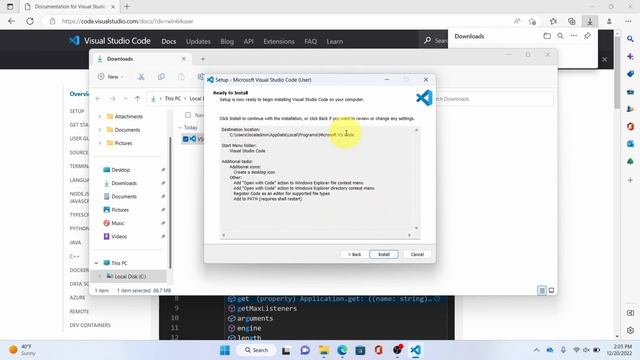 How To Install Visual Studio Code in Windows 11 смотреть онлайн