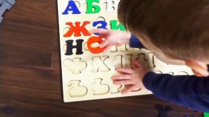 Паровоз и буквы русского алфавита АБВГД для малышей